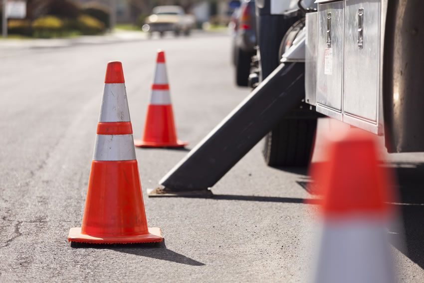 truck-cones